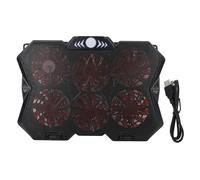 Tappetino di raffreddamento per laptop 6 RGB regolabile in altezza Silenzioso 6 ventole Rete Gaming Notebook Cooler Computer Chill Mat per meno di 19 pollici