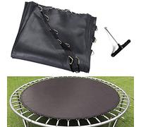 Tappetino di ricambio per trampolino, con 8 file di cuciture e anello a molla per un trampolino durevole e affidabile