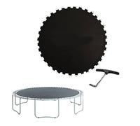 Tappetino di ricambio per trampolino da 2,4 m a 4, impermeabile, con anelli a V e strumento a molla per rimbalzare in sicurezza, perfetto per bambini e famiglie