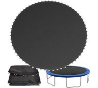Tappetino di ricambio rotondo per trampolino, adatto per modelli da 1,8 m a 4,9 m, resistente, con 48 fibbie per una maggiore sicurezza e prestazioni, perfetto per il divertimento in giardino