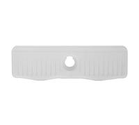 Tappetino di scarico for rubinetto, lavello da cucina, paraspruzzi con silicone resistente, facile da installare, autodrenante, che cattura le gocce d'acqua, adatto for maniglia, vassoio for bianco pu