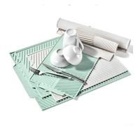 Tappetino di scarico in silicone con drenaggio rapido e resistente al calore, per piano di lavoro della cucina, stabile e antiscivolo, per uso quotidiano (viola)