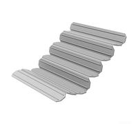 Tappetino di scarico in silicone, pieghevole, antiscivolo, tappetino scolapiatti per bancone della cucina, per macchina del caffè, teglia, piatto, ciotola (grigio)