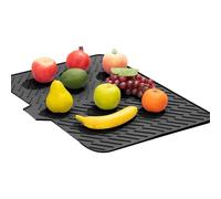 Tappetino di scarico per ciotola, tappetino per drenaggio, tappetino non antiscivolo, resistente al calore, per asciugare i in silicone, per lavare