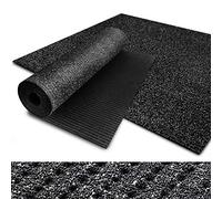 Tappetino di sicurezza antiscivolo contro la levigatura, versatile per ambienti interni ed esterni, resistente alle temperature e agli agenti atmosferici (120 x 150 cm, antracite)