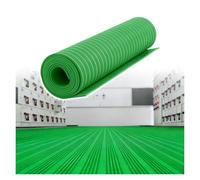 Tappetino di sicurezza elettrica isolato ad alta t Tappetino Isolante Elettrico In Gomma con Texture Antiscivolo, Tappetini per Alta Tensione per Sale di Distribuzione(Green,20x3.3ftx0.1in)