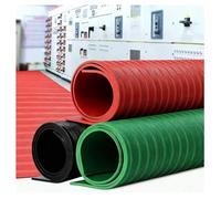 Tappetino di sicurezza elettrico isolato ad alta tensione, gomma resistente all'olio e all'usura, tappetino antiscivolo per spazi di lavoro domestici e commerciali