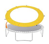 Tappetino di sicurezza per trampolino da esterno, protezione UV, impermeabile, cuscino di ricambio rotondo, copertura a molla, accessori per una maggiore sicurezza