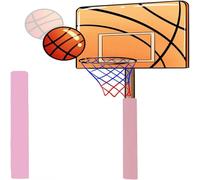 Tappetino di Sicurezza Resistente per canestro da Basket - Avvolgente, per Tutte Le Stagioni,per palo del Parco Giochi del Garage,A01,H 120cm