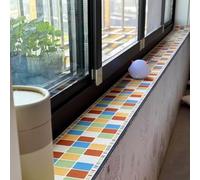 Tappetino di terra di silicone al finestrino, Tappetino assorbente for davanzali, diverse misure(Style a,140x30cm(55x12in))