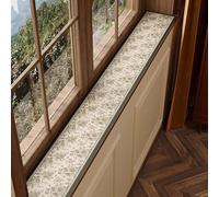 Tappetino di terra di silicone al finestrino, Tappetino for davanzale con stampa floreale, antipolvere, impermeabile, tagliabile, diverse misure(Style C,200x40cm(79x16in))