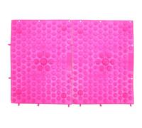Tappetino Digitopressione Piedi Rosa Grande 2 Pezzi in Tpe | Antiscivolo, Portatile e Rettangolare, per Casa e Halloween, Effetto Rilassante