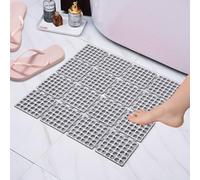 Tappetino Doccia Antiscivolo,60x60cm Tappetino Doccia Antiscivolo Banbini,Tappeto Doccia con Ventose e Fori di Drenaggio,Tappeto Pedana Doccia Resistente alla Muffa e Lavabile in,100% senza BPA