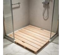 Tappetino Doccia, Resistente all'Umidità, Antimuffa e Antiscivolo, Tappeto da Bagno Quadrato, Interno & Esterno(60x70cm (23.6x27.6in))