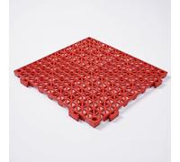 Tappetino Drenante Ad Incastro, 30x30 Cm Cuscino Modulare Ad Incastro, Spessore 1,5 Cm Per Sotto Le Auto, Per Palestre, Barche, Rimorchi Per Auto(Red,6pcs)