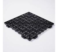 Tappetino Drenante Ad Incastro, 30x30 Cm Cuscino Modulare Ad Incastro, Spessore 1,5 Cm Per Sotto Le Auto, Per Palestre, Barche, Rimorchi Per Auto(Black,4pcs)