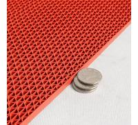 Tappetino drenante antiscivolo in PVC, spesso 7 mm per una maggiore durata, ideale per aree umide commerciali, bagno, cucina e uso in piscina