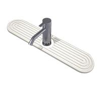 Tappetino drenante assorbente per lavello da cucina, 45 x 9 cm, tappetino drenante per il piano di lavoro del bagno, paraspruzzi per lavello, tappetino drenante in silicone intorno al rubinetto per la
