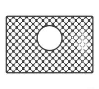 Tappetino drenante in silicone resistente con design a nido d'ape per prevenire l'accumulo di acqua e proteggere i lavandini dai graffi in colore grigio (A)