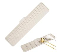 Tappetino drenante per lavello, 42 x 10 cm, maggiore efficienza, paraspruzzi d'acqua con design a mensola aperta, tappetino per rubinetto per cucina, bagno, lavandini, rubinetti, protezione contro