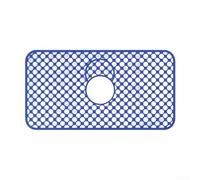 Tappetino drenante per lavello da cucina in silicone, design unico con fori per un flusso d'acqua efficiente, protezione resistente al calore per piani di lavoro, soluzione antiscivolo per asciugare i