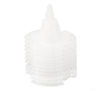 Tappetino drenante per vasi da fiori con geometria a cono e base ad ala, tappetino a griglia in polipropilene che rimane in posizione e supporta zone di radici sane (piccolo)