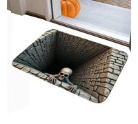 Tappetino Effetto Illusione Tappetino Rettangolare con Design 3D Buco