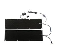 Tappetino elettrico riscaldato per cortili 25x38cm gomma antiscivolo IP67 impermeabile, strumento per sciogliere neve e ghiaccio su scale, vialetti, marciapiedi e passaggi pedonali esterni