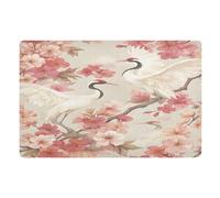 Tappetino Entrata Cherry Flower Resistente Zerbino Facile Da Pulire Tappeto Per Interno Esterno Posteriori 40X60Cm