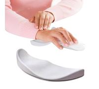 Tappetino ergonomico in gel di silice con poggiapolsi, morbido supporto per il palmo della mano, tappetino antiscivolo per ufficio, lavoro, laptop, comodo supporto per le mani per lunghe ore
