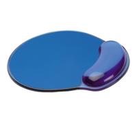 Tappetino ergonomico in gel Roline con poggiapolsi blu