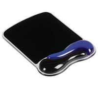 Tappetino Ergonomico Per Mouse Duo Gel Wave, Blu / Nero - 62401