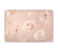 Tappetino estetico per imparare a usare il vasino in oro rosa, extra large, riutilizzabile, resistente all'acqua, per bambini, 132,1 x 86,4 cm (lunghezza x larghezza)