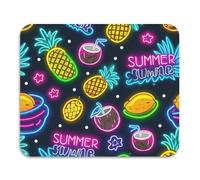 Tappetino estivo neon per asciugare i piatti di frutta e ananas, opaco, facile da pulire, assorbente, per cucina, piano di lavoro, 59,9 x 50 cm