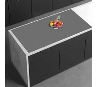 Tappetino extra large in silicone per bancone della cucina, 90 x 60 cm, spessore 1,4 mm, antiscivolo, resistente al calore, impermeabile, durevole, tappetino da cucina per controsoffitti, isole