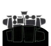 Tappetino Fessura Portellone Per X-Trail T33 Per Rogue 22-23 VC-Turbo Versione A 5 Posti Tappetini Antiscivolo In Gomma Scanalature Porte Accessori Auto Inserto portabicchieri(Wit)