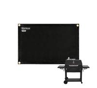 Tappetino Fireproof, tappetino rotondo per esterni, portatile Fireproof Outdoor Rug, Fire Pit Pad, Deck Protector, Grass Protector Mat, Charcoal Grill Mat, Outdoor Heat Protection, Fire Pit Protection