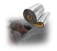 Tappetino fonoassorbente ad alta densità for auto, foglio di alluminio autoadesivo for cofano, isolamento acustico termico impermeabile e controllo delle vibrazioni(1*1m/3.2*3.2ft,20MM(THK))