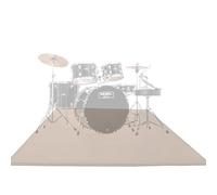 Tappetino fonoassorbente Arrowzoom, antivibrazioni, fonoassorbenti, smorzamento del rumore, antiscivolo, isolamento acustico, 63 x 31,5 pollici, per studio musicale, ufficio, beige AZ1248