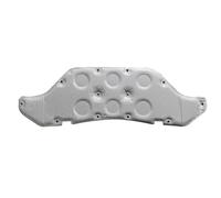 Tappetino fonoassorbente motore Per Mercedes Per Benz GLA H247 2020 Tappetino Isolante In Cotone Cofano Motore Anteriore Insonorizzante E Riscaldante Con Fibbia Isolante Termico Cofano Motore(Argento)