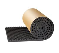 Tappetino Fonoassorbente Termico per Auto, Antivibrante Foam Stuoia, Insonorizzante Tappetino ad Alta Densità per Studio di registrazione, KTV e condotti di aria condizionata(95 x 95 cm TK 20 mm)