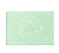 Tappetino for impastare in silicone antiaderente addensato for pizza e pasta, forniture for la cottura in cucina Per Pizza Pasticcino(Green,60x80cm)