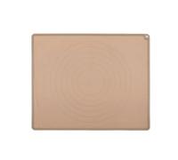 Tappetino for impastare in silicone, semplice tappetino for arrotolare le tagliatelle e da forno, in, tagliere Per Pizza Pasticcino(Brown)