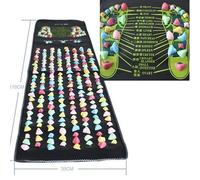 Tappetino for massaggiatore for gambe, massaggio ai piedi, riflessologia colorata, 1,7 x 0,35 m