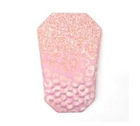 Tappetino for mouse ergonomico con supporto for polso e design massaggiante, con base in memory foam e PU antiscivolo.(Pink2)