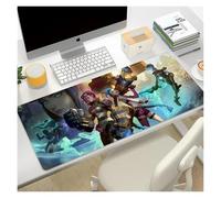 Tappetino for mouse for PC, tappetino for mouse XXL, scrivania for laptop, accessori for computer da gioco Arcane, tavolo antiscivolo, tastiera for computer, tappetino for mouse(BLACK-3,300X600X2MM)