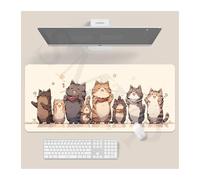 Tappetino for mouse originale Tappetino for mouse simpatico gatto 400x900 cm Tappetini for tastiera di grandi dimensioni Tappetino for scrivania Kawaii Tappetino for scrivania aziendale for tappetini