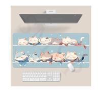 Tappetino for mouse originale Tappetino for mouse simpatico gatto 400x900 cm Tappetini for tastiera di grandi dimensioni Tappetino for scrivania Kawaii Tappetino for scrivania aziendale for tappetini
