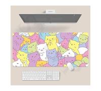 Tappetino for mouse originale Tappetino for mouse simpatico gatto 400x900 cm Tappetini for tastiera di grandi dimensioni Tappetino for scrivania Kawaii Tappetino for scrivania aziendale for tappetini