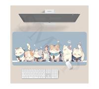 Tappetino for mouse originale Tappetino for mouse simpatico gatto 400x900 cm Tappetini for tastiera di grandi dimensioni Tappetino for scrivania Kawaii Tappetino for scrivania aziendale for tappetini